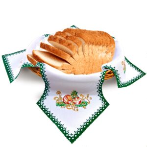 Serwetka do koszyczka na chleb z motywem świątecznym- różne kolory - obrazek 2