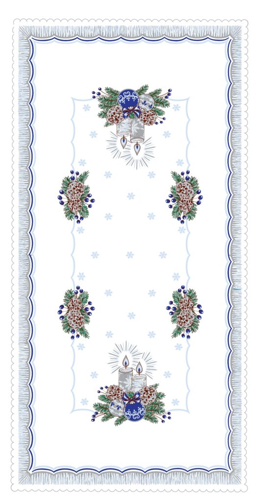 Bieżnik świąteczny 60x120 cm- STROIK– różne kolory