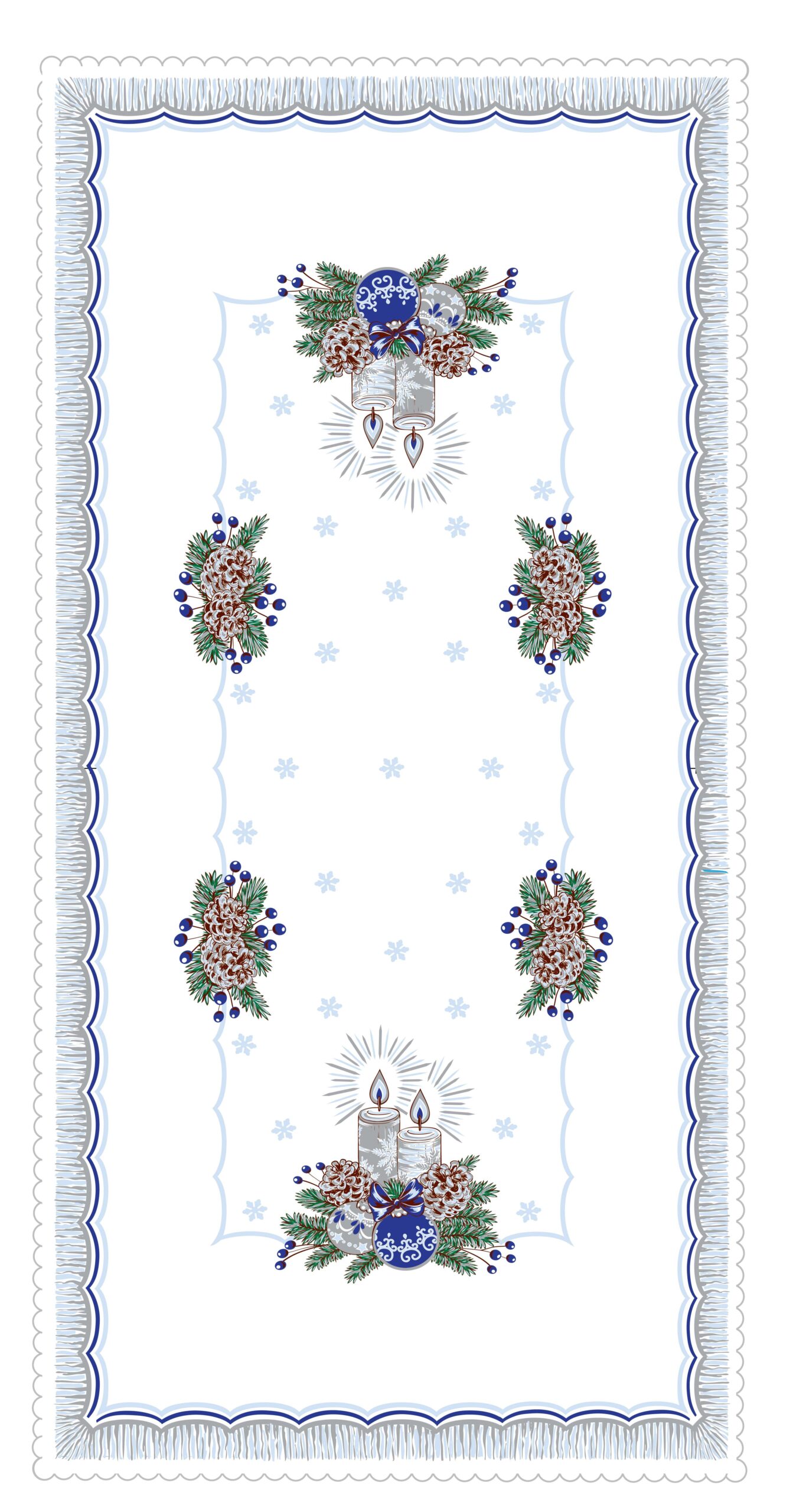 Bieżnik świąteczny 60x120 cm- STROIK– różne kolory - obrazek 4