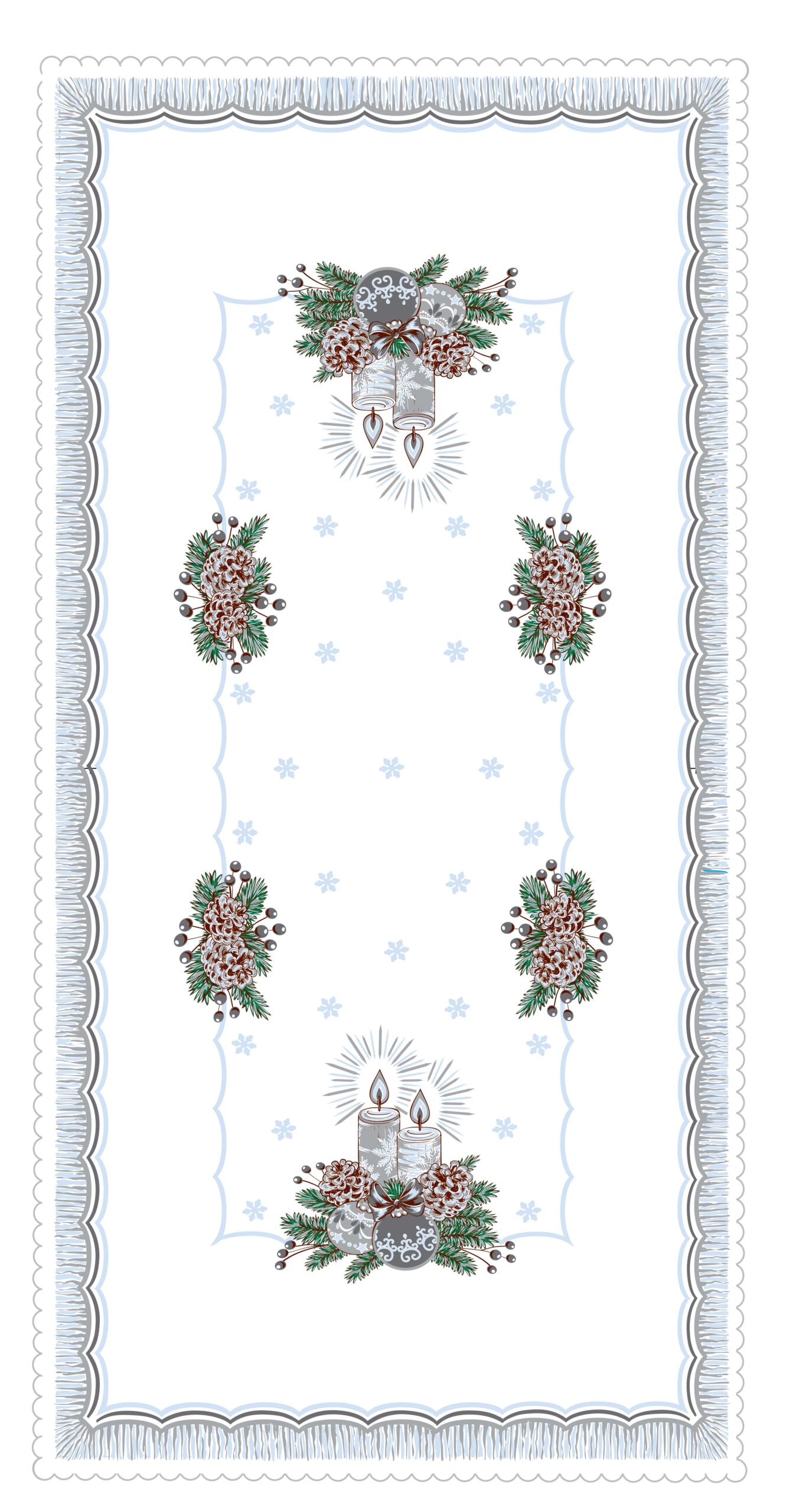 Bieżnik świąteczny 60x120 cm- STROIK– różne kolory - obrazek 5
