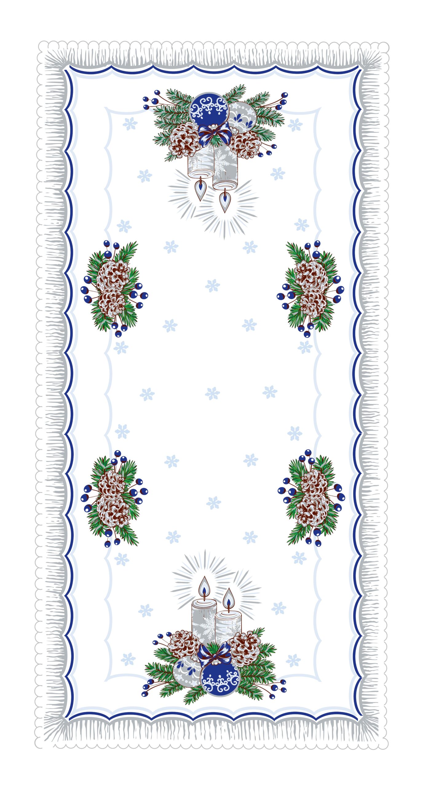 Bieżnik świąteczny 50 x 100cm- STROIK– różne kolory - obrazek 4