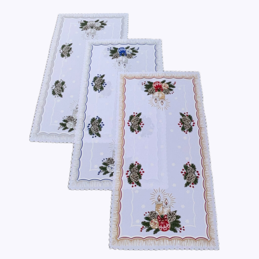 Bieżnik świąteczny 60x120 cm- STROIK– różne kolory