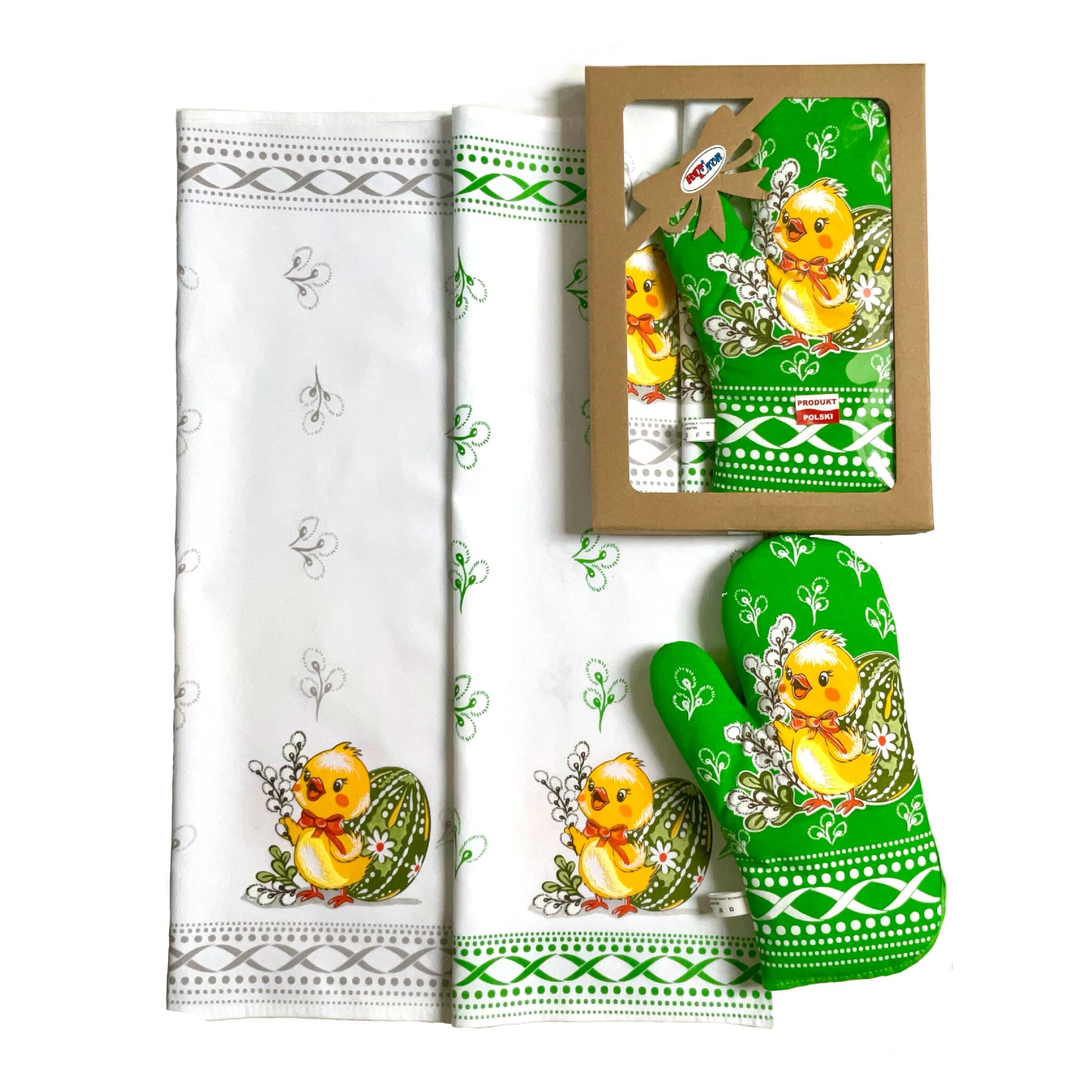 komplet KURKA zielony