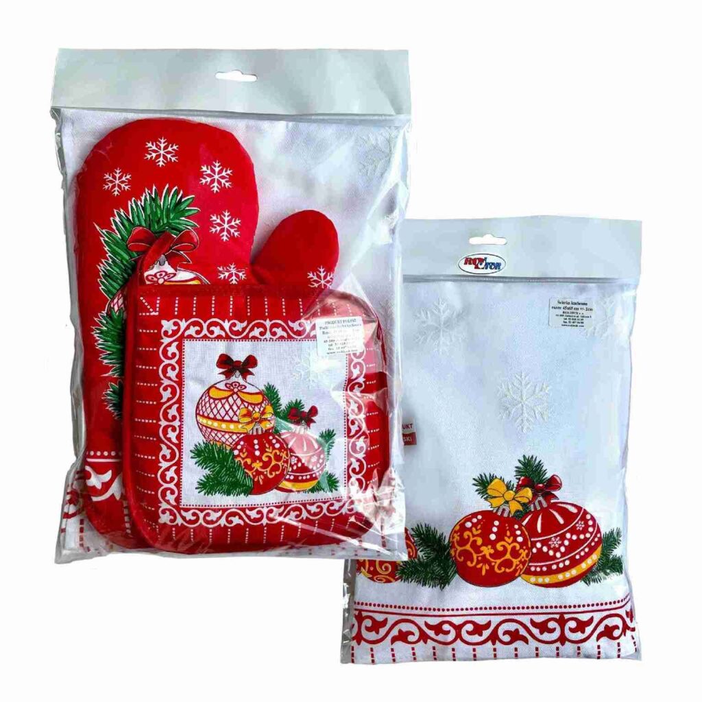 Komplet kuchenny BAŃKI– różne kolory (eurozawieszka)