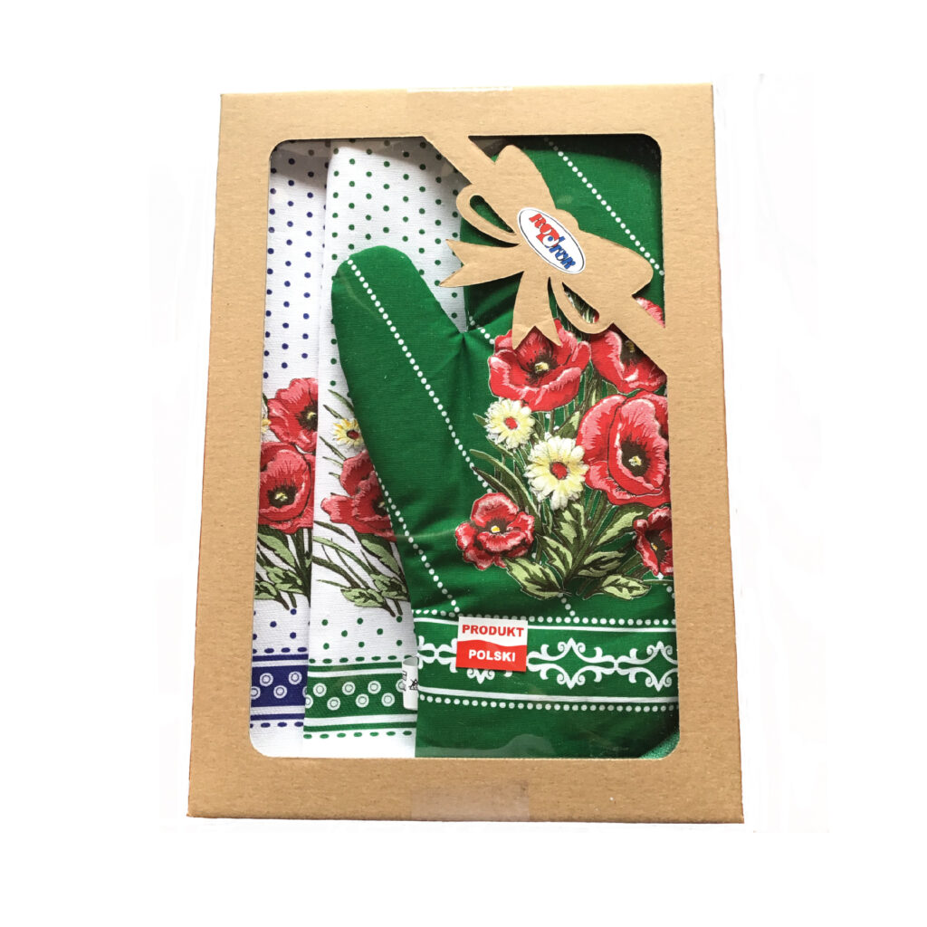 Komplet MAKI ściereczki i rękawica - różne kolory