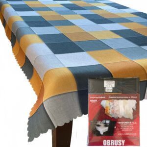 Obrus plamoodporny KRATKA - obrazek 2