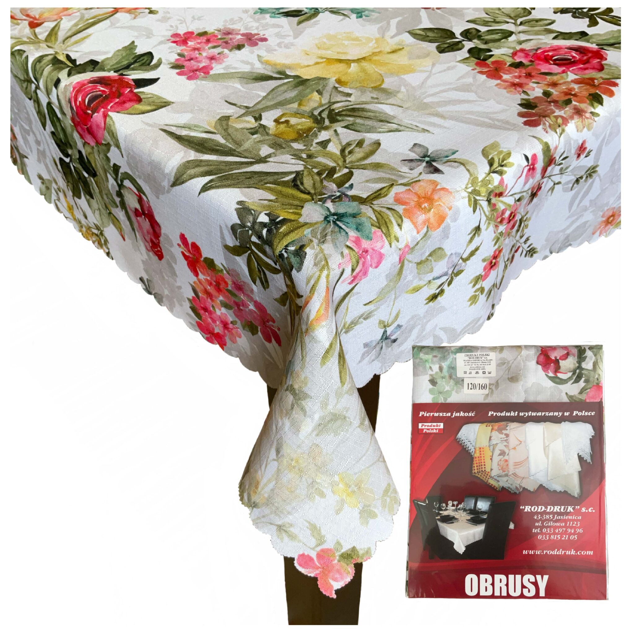 Obrus plamoodporny POLNE KWIATY - obrazek 2