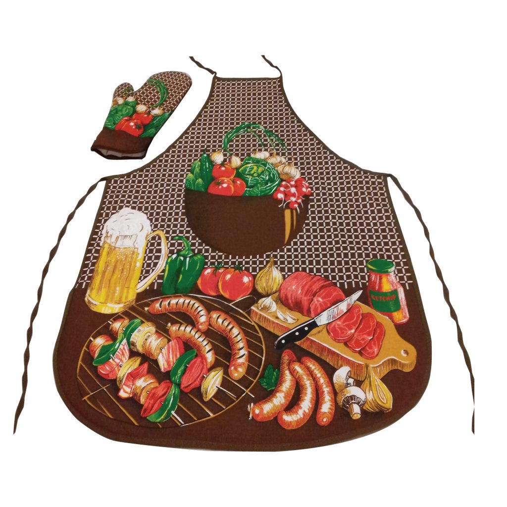 Fartuszek męski grillowanie - różne nadruki