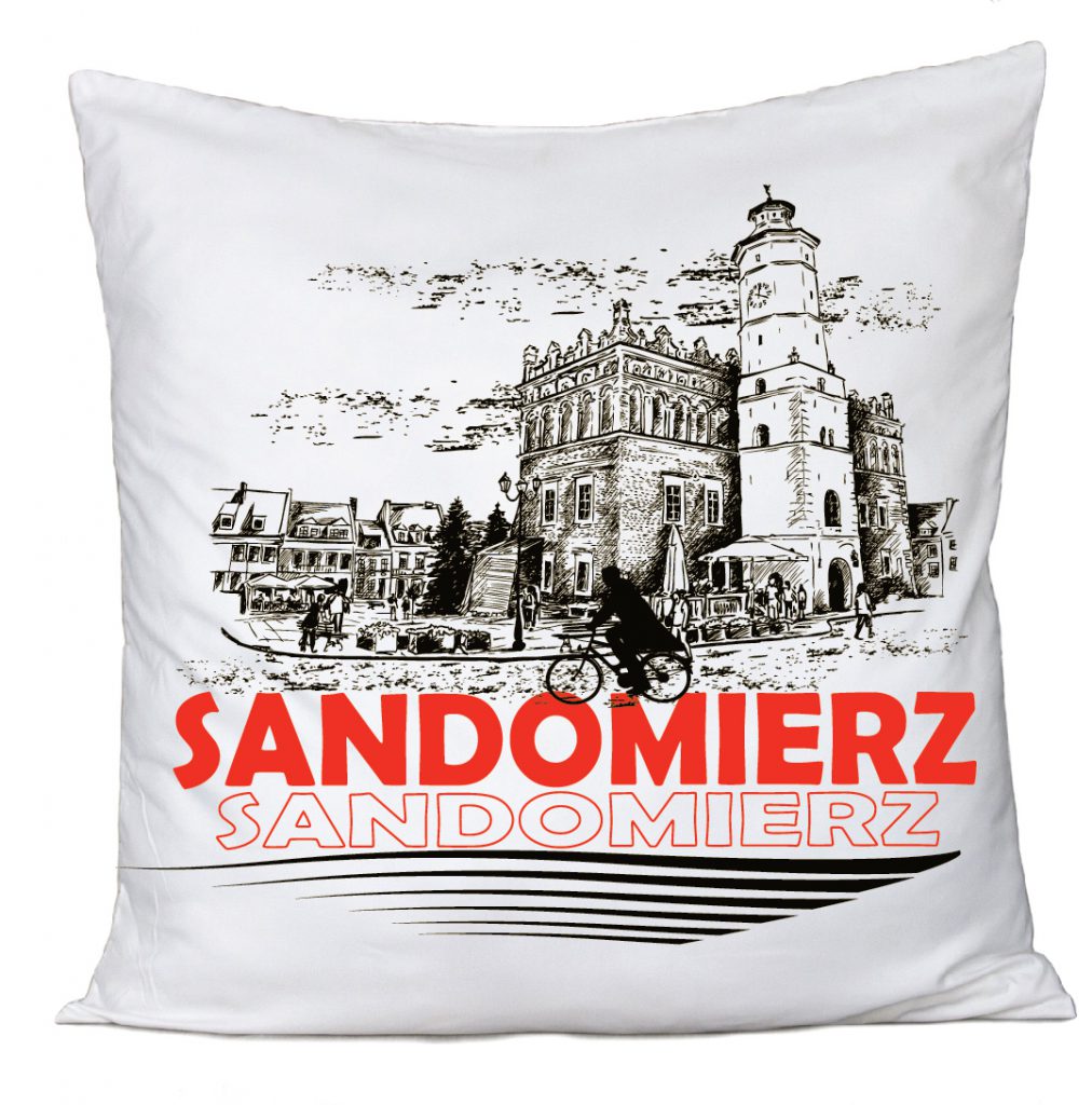 Poduszeczka z nadrukiem - Sandomierz