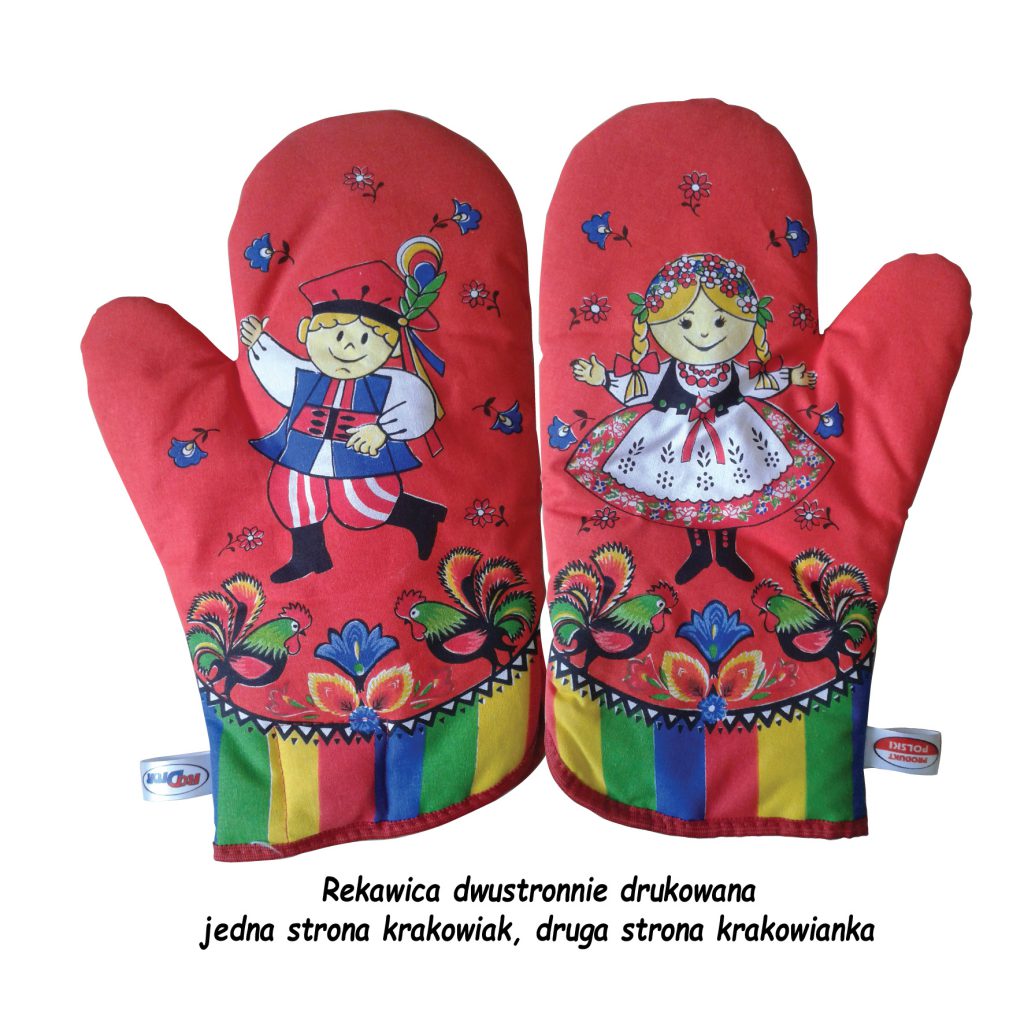 Rękawica kuchenna krakowska - różne kolory