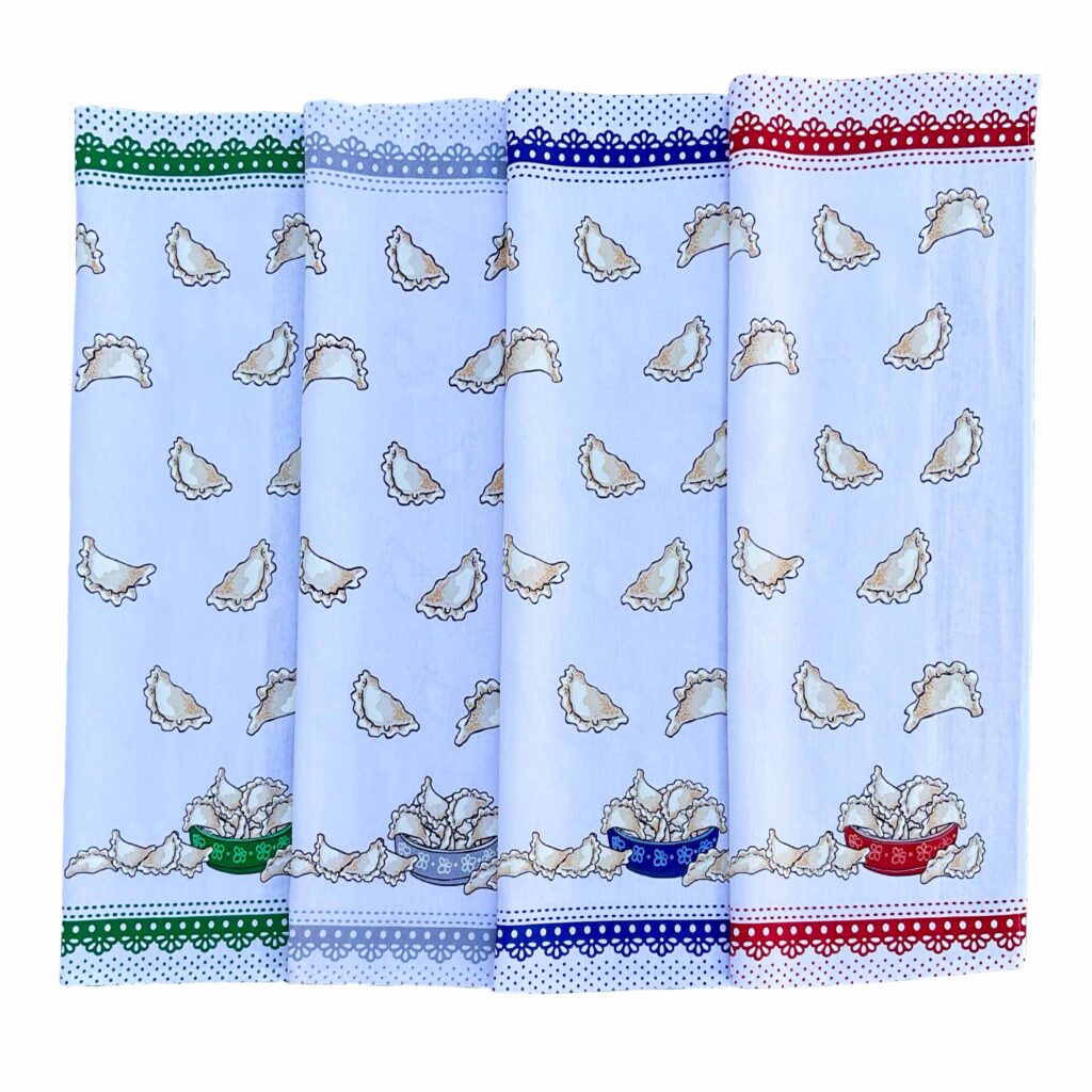 Ściereczka kuchenna  PIEROGI – różne kolory